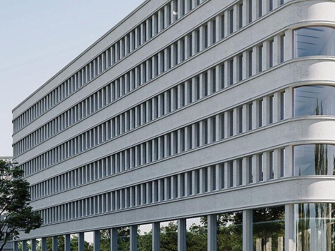 Het kantoorgebouw van Materna in Dortmund